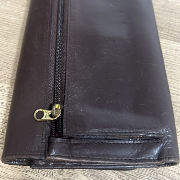 Vintage Coach brown leather trifold wallet - Picture 8 of 17